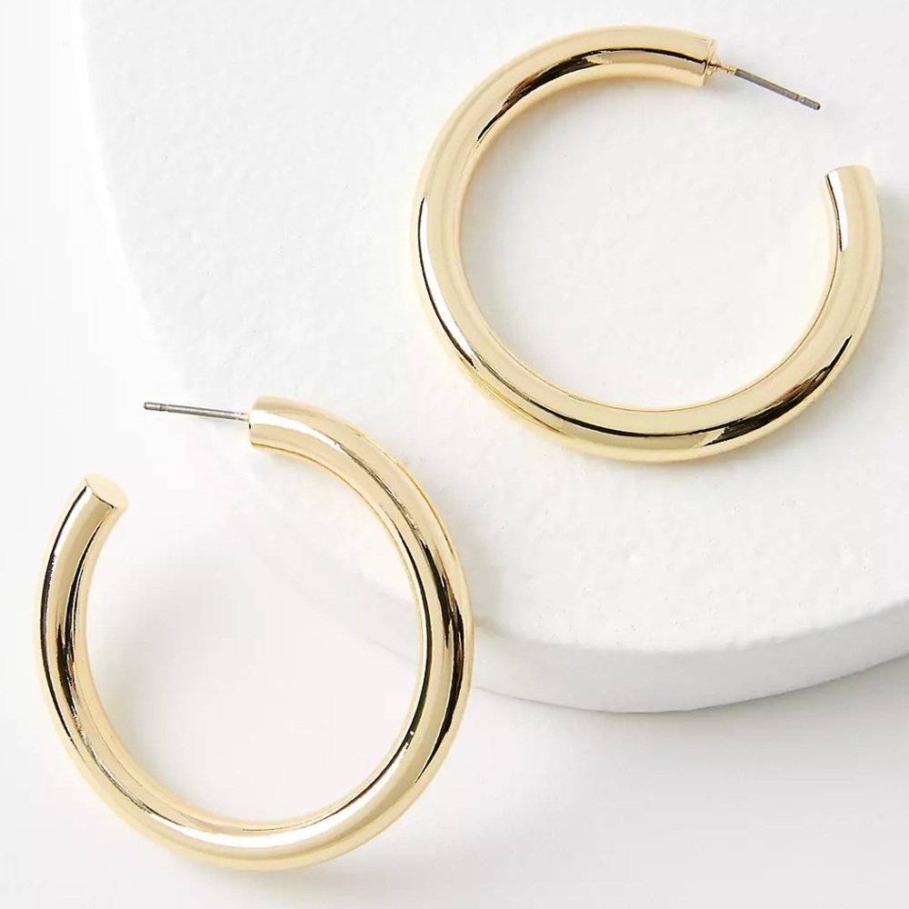 Gold Hoop Earrings